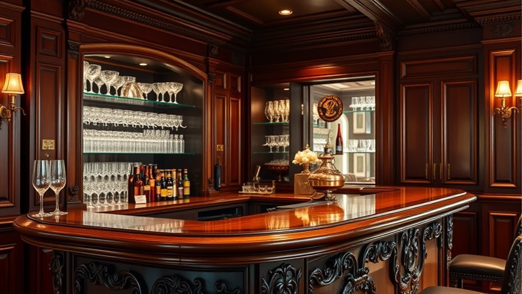 intricate bar craftsmanship details