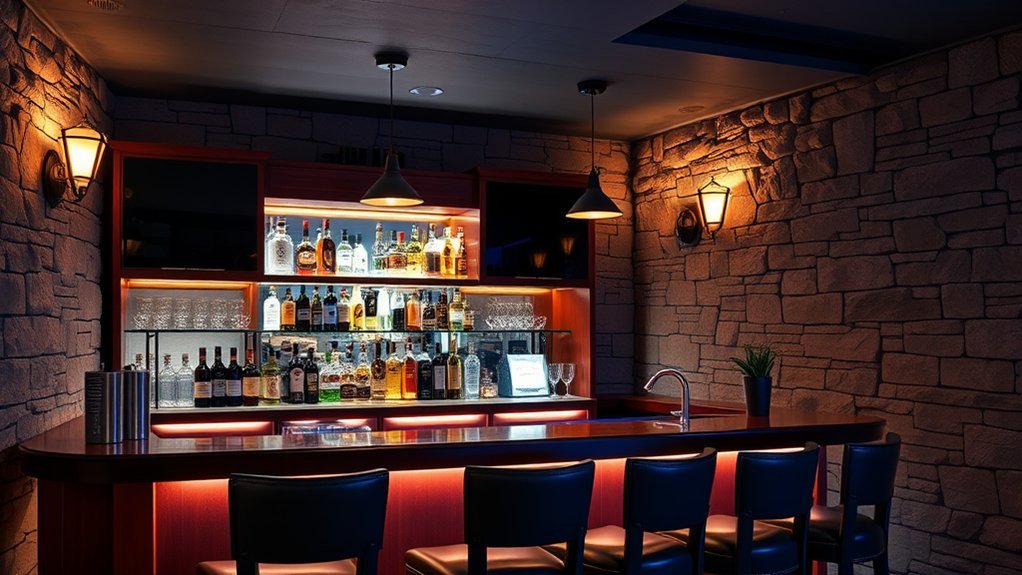 layered lighting for ambiance