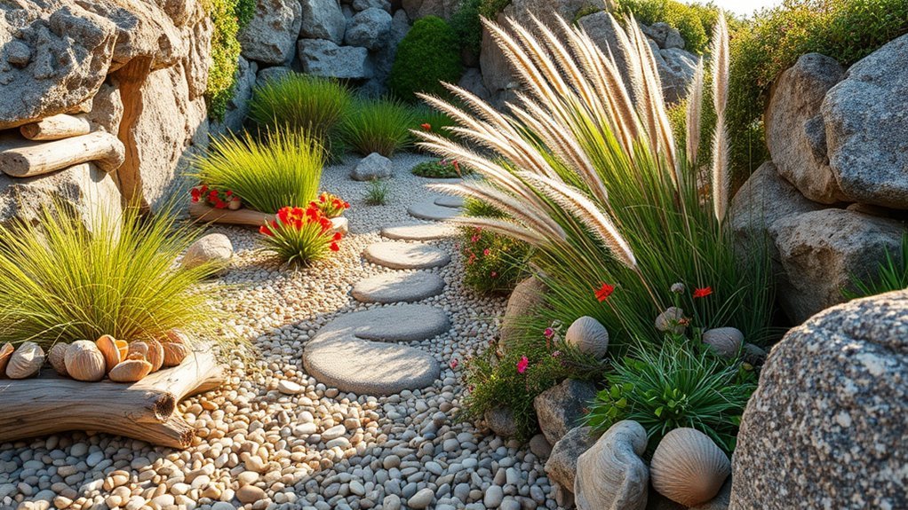 local materials enhance gardens