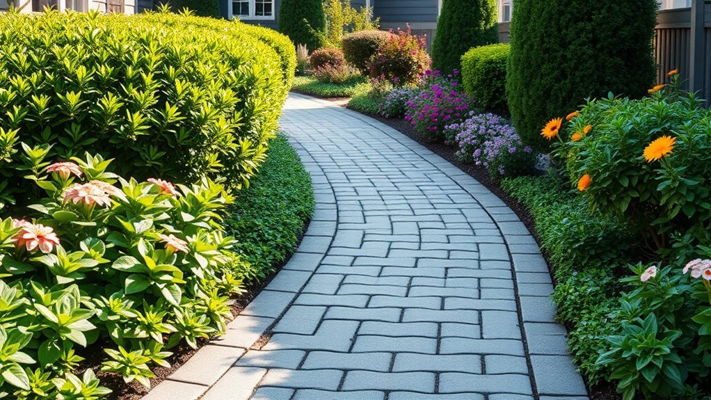 low maintenance aesthetic paver designs