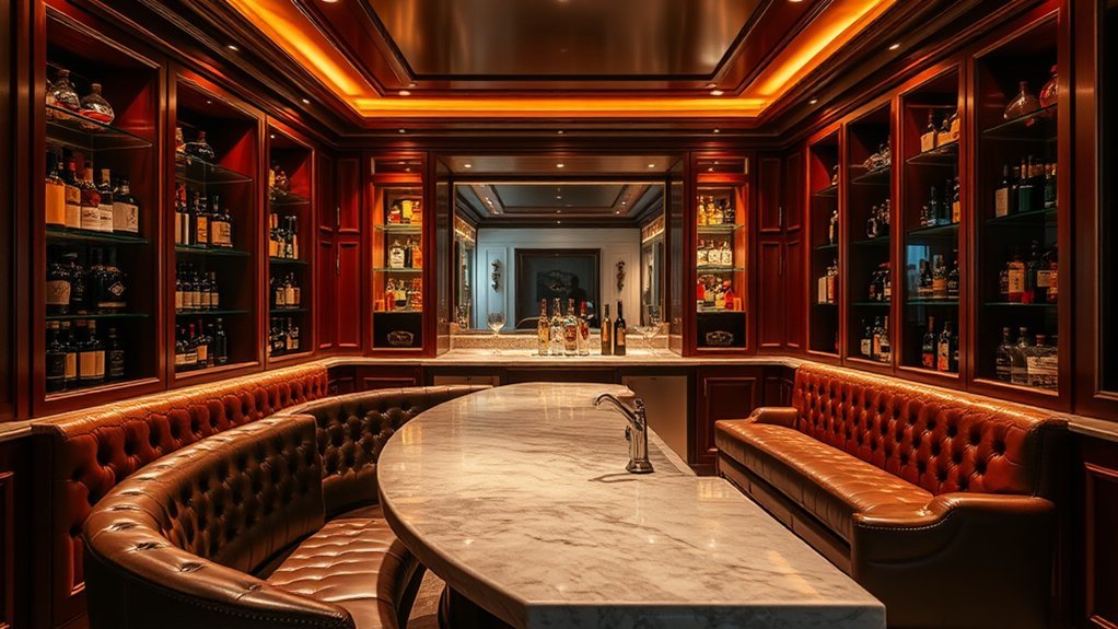 luxe lounge with elegance