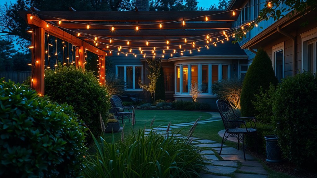 magical string lights ambiance