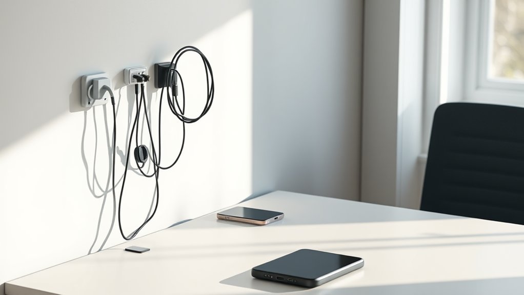 manage cables for organization
