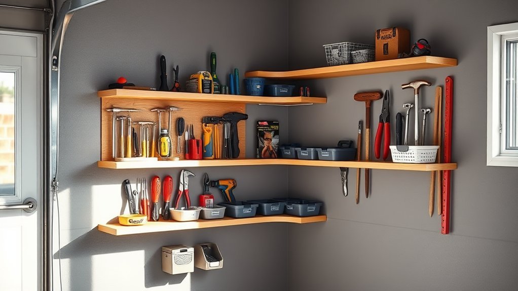 maximize garage corner storage