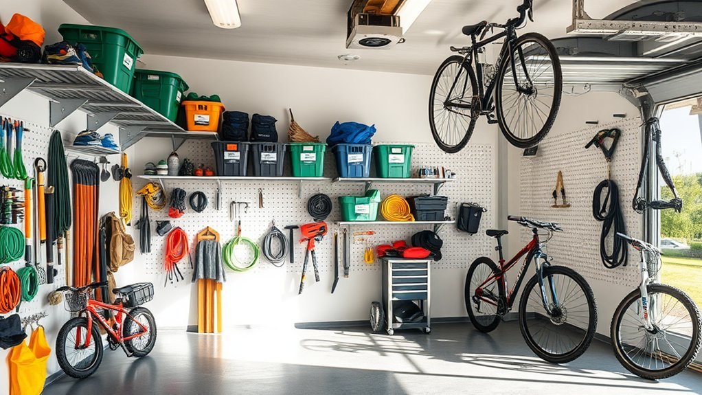 maximize garage outdoor storage