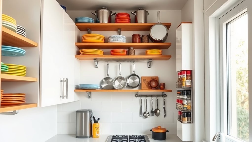 maximize kitchen vertical storage