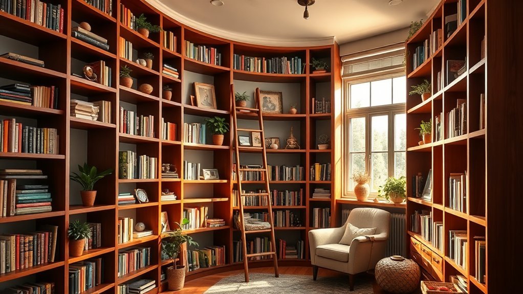 maximize library space creatively