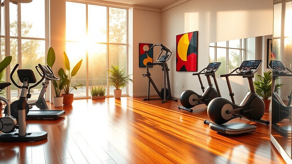 maximize lighting for workouts