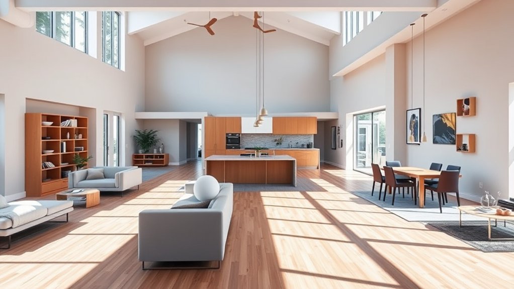 maximize space through layout