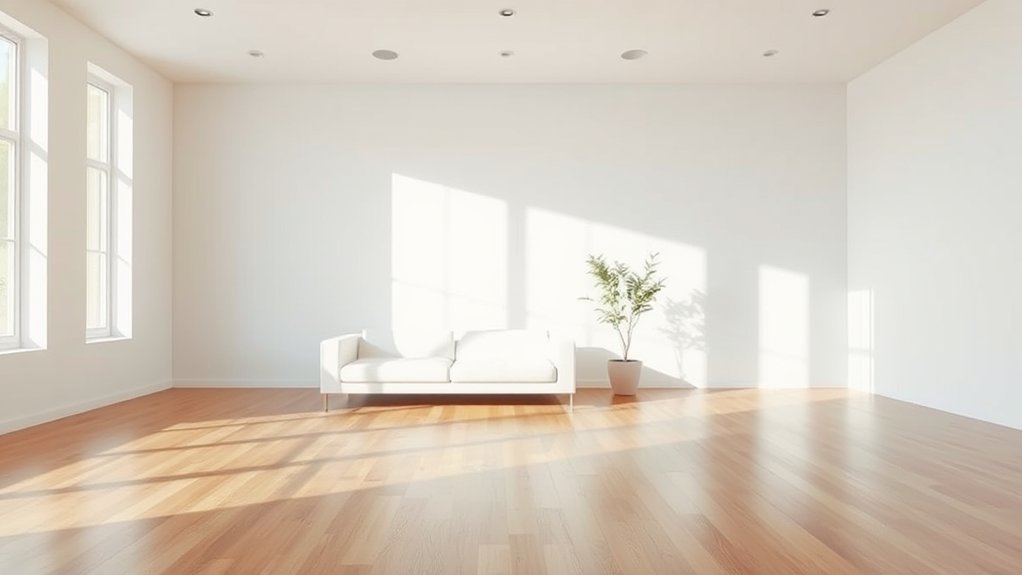 minimize clutter for openness