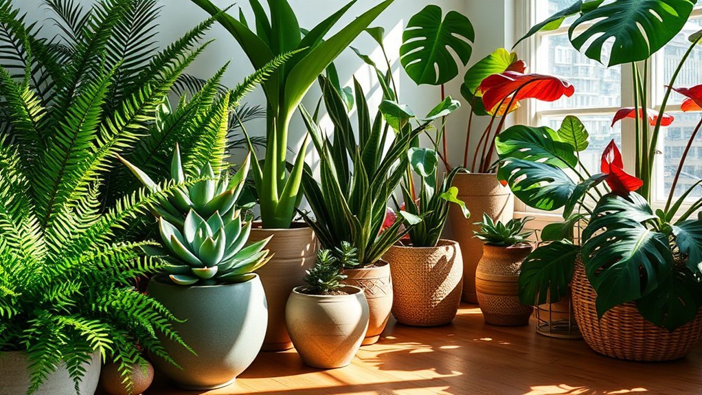 mixing plant textures creatively