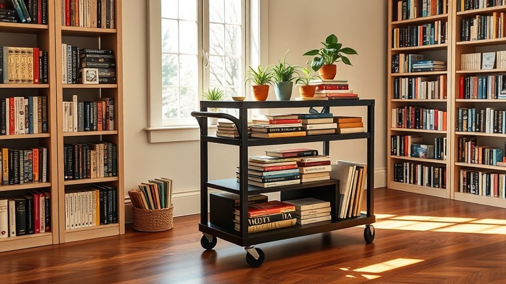 mobile book storage solution