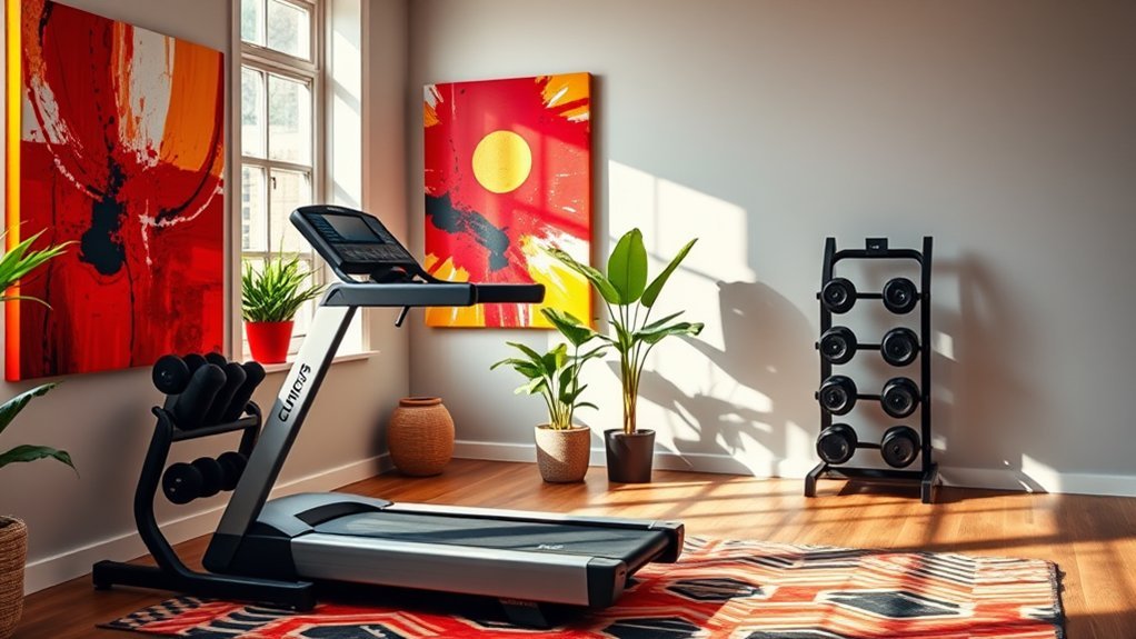 motivational home gym decor