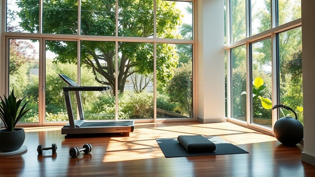 natural light enhances workouts