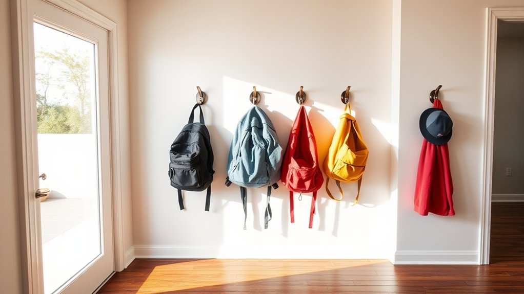 numbered hooks for organization