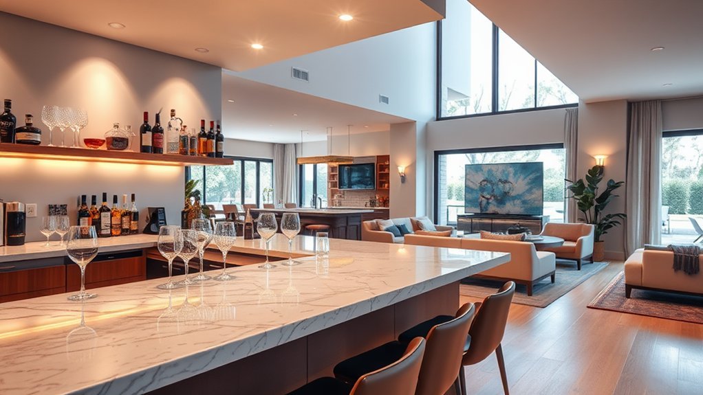 10 Home Bar Ideas for Open Floor Plans