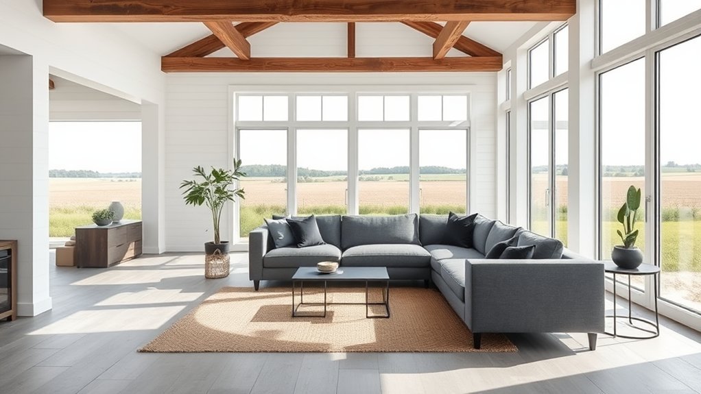 open layout living space