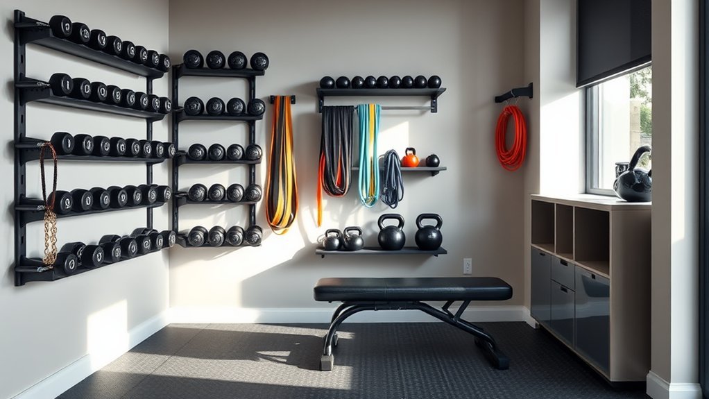 optimize gym storage space