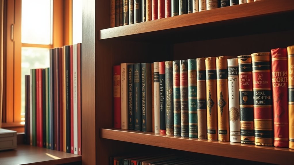 organize books by height