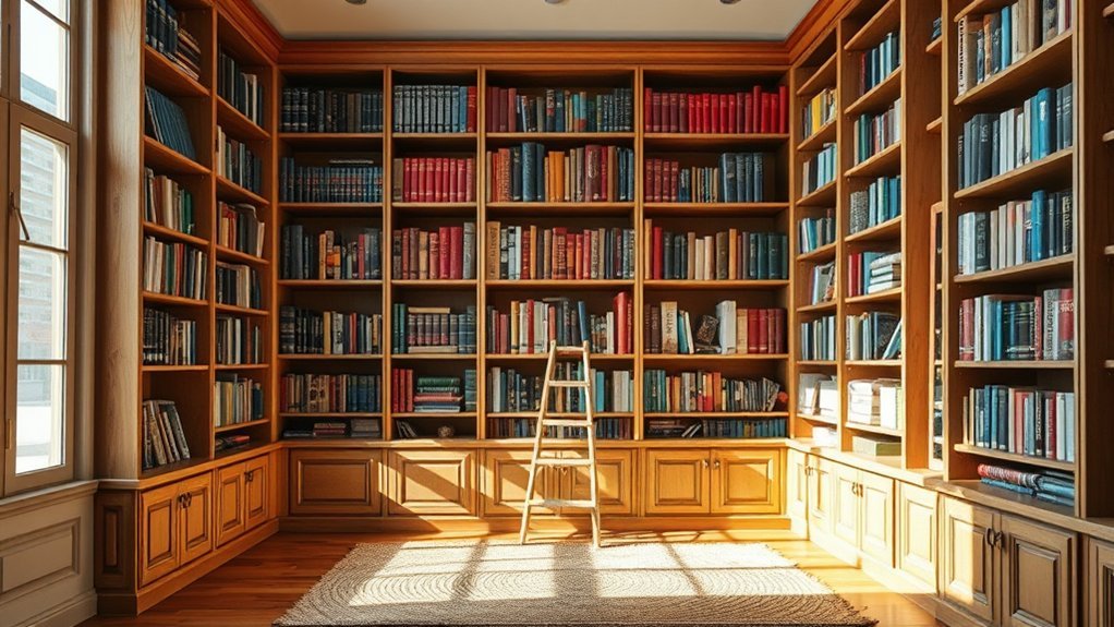organize declutter categorize books