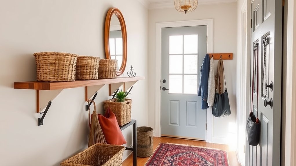 organized entryway space solutions