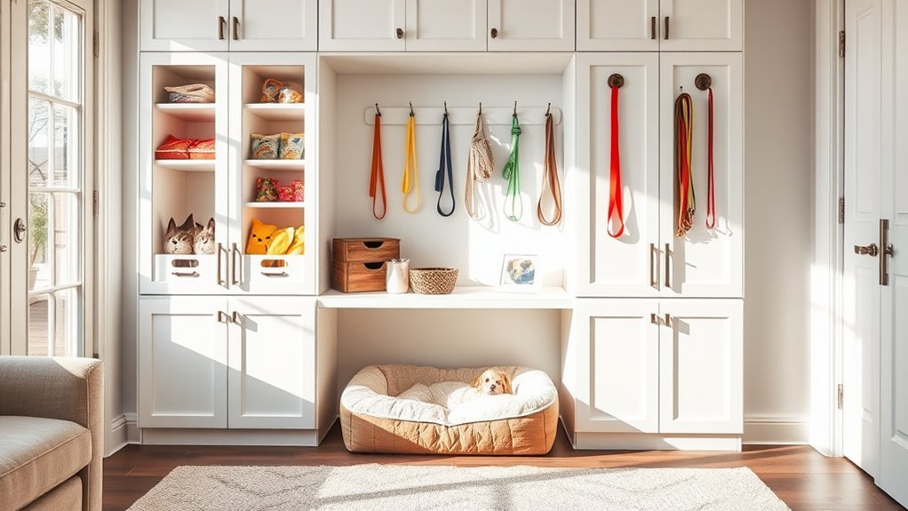 organized pet storage solutions