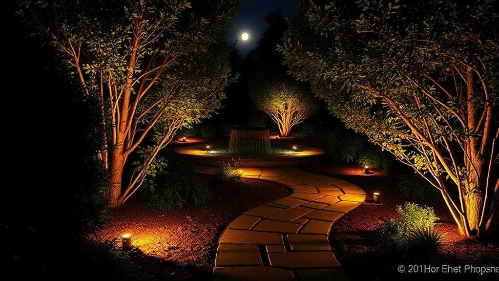 outdoor lighting for aesthetics