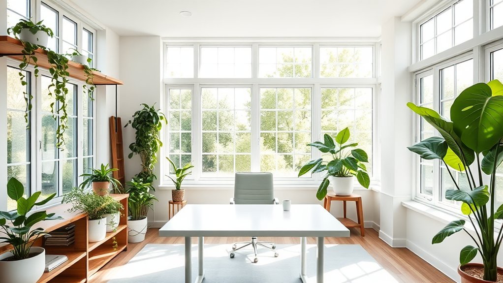 plants enhance workspace vibe