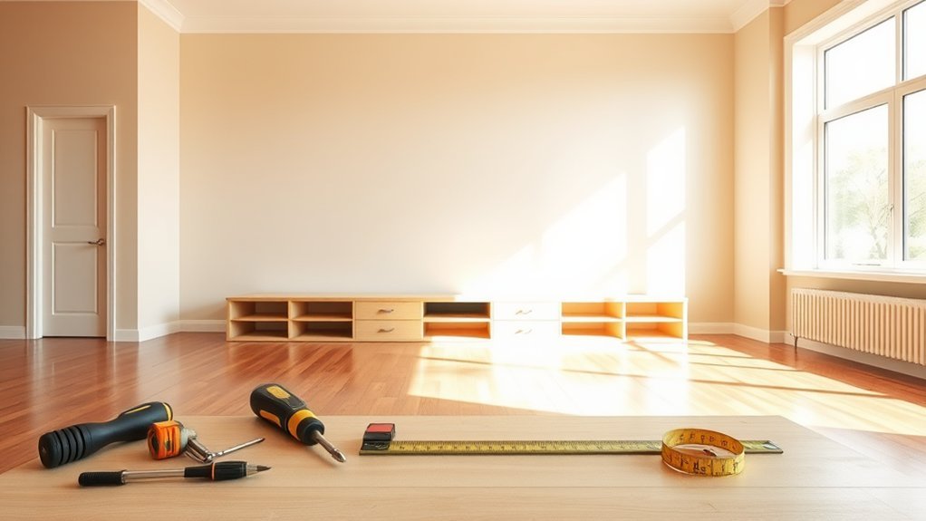preparing installation space efficiently