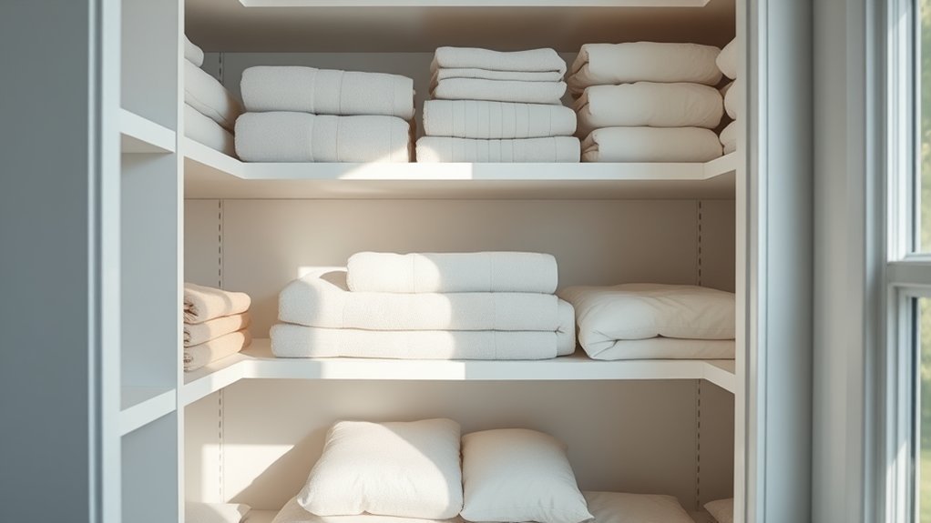 prioritize frequently used linens