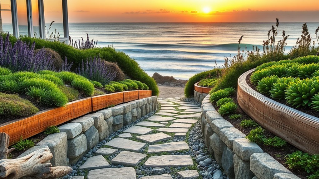 raised beds for coastal gardens
