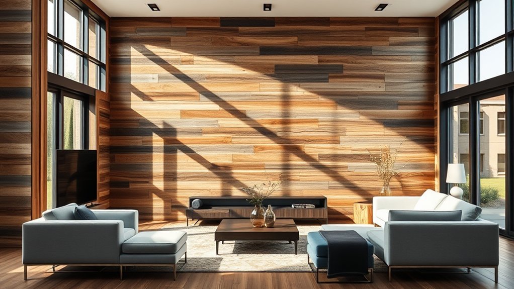 reclaimed wood wall transformation