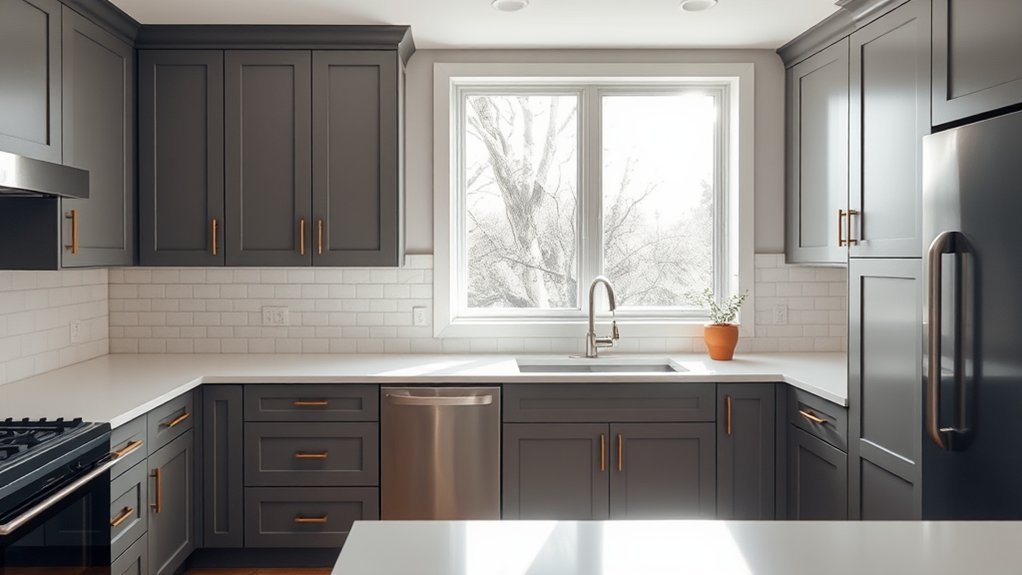 refinish cabinets update hardware