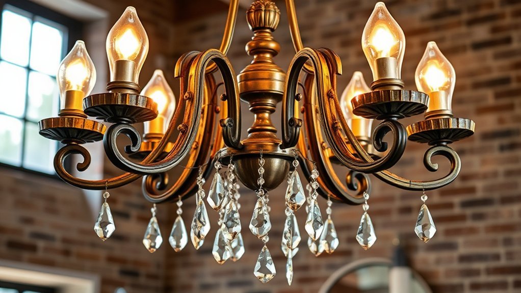 refurbish antique chandelier glamor