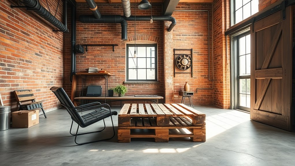 repurposed furniture adds charm