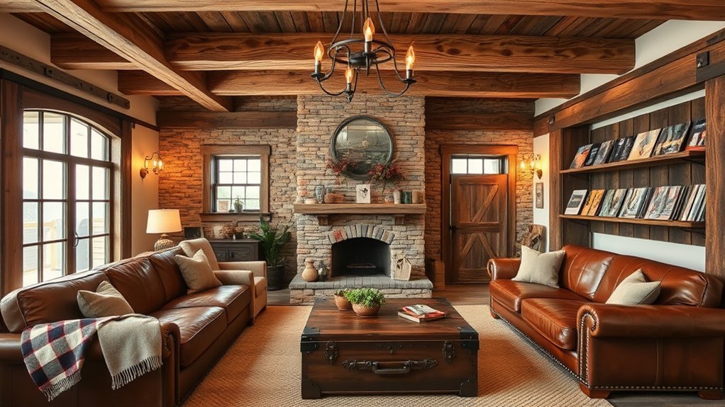5 Stunning Rustic Home Entertainment Room Styles