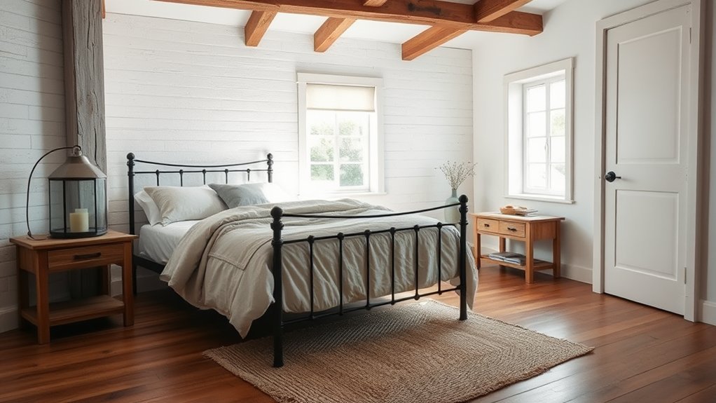 rustic minimalist bedroom design