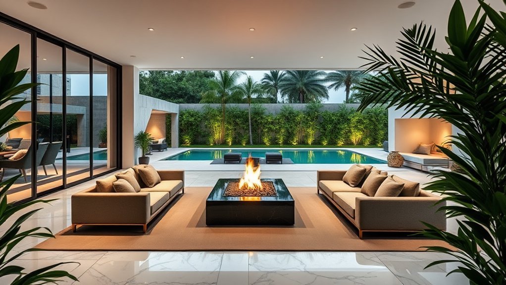 seamless indoor outdoor living