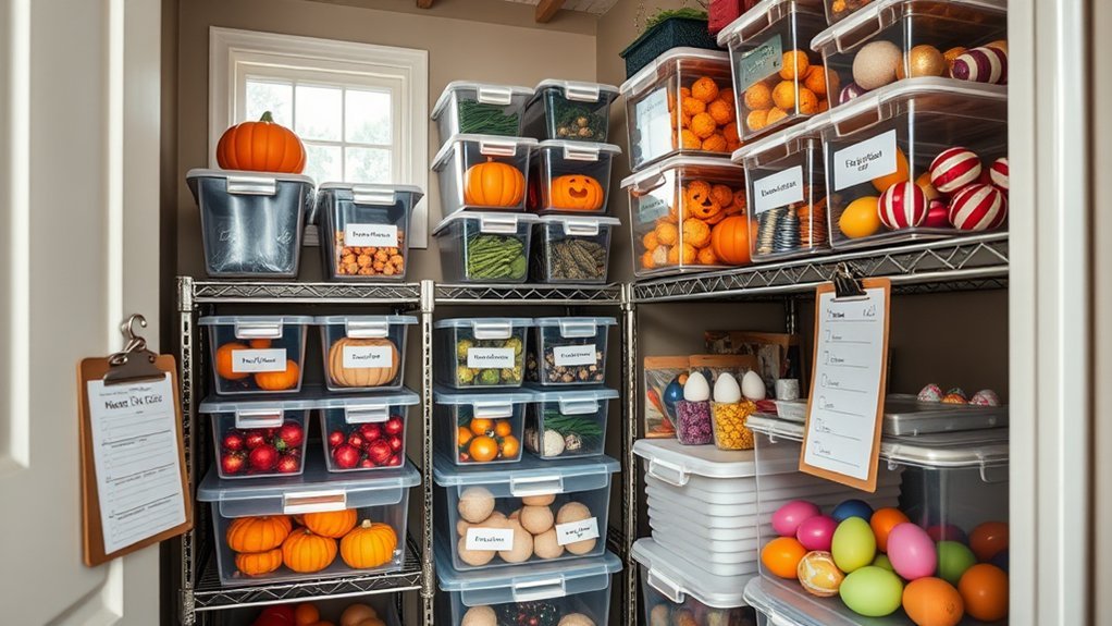 seasonal decoration inventory system
