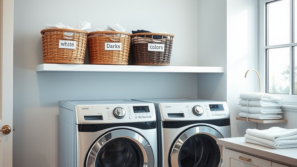 smart laundry sorting systems
