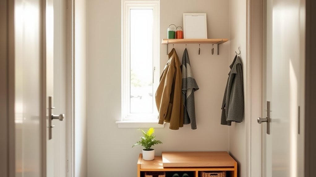 smart storage for entryways