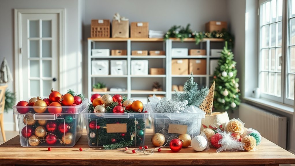 sort purge donate decorations