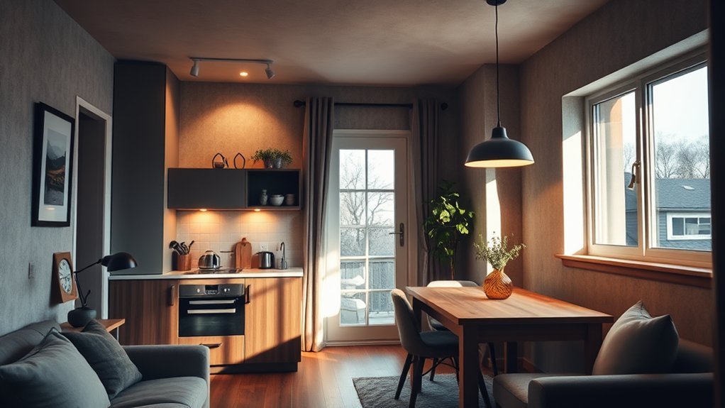 strategic lighting enhances spaces