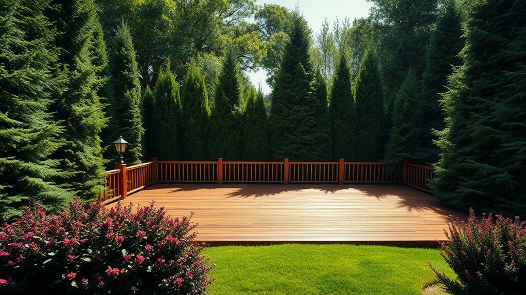 strategic tree planting privacy