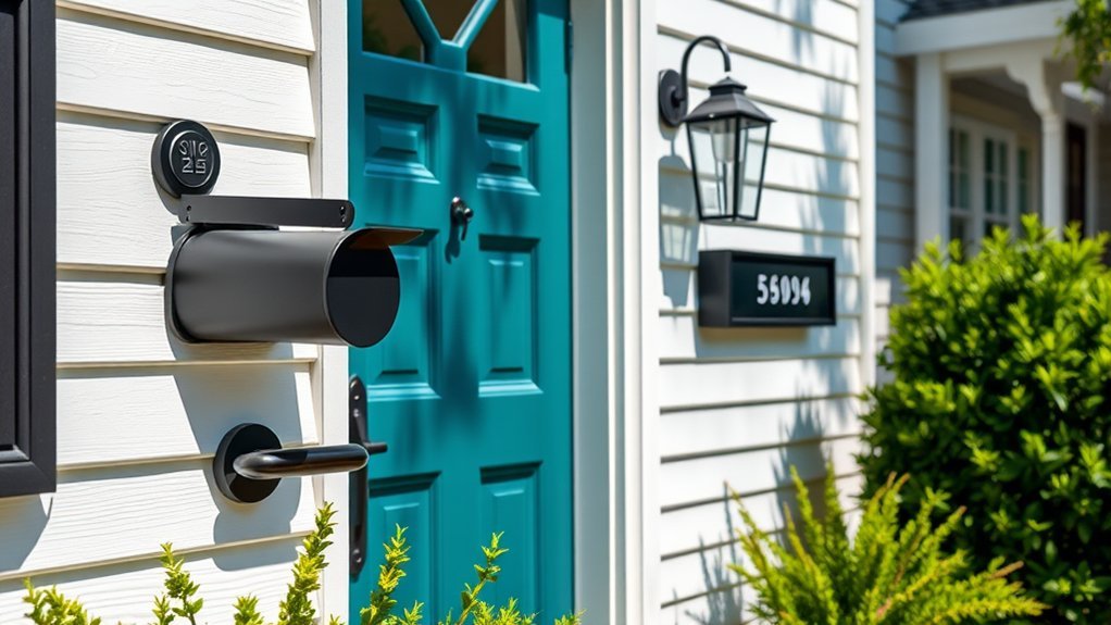 stylish hardware updates enhance curb appeal