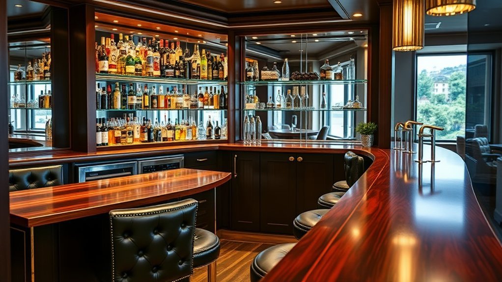 10 Stunning Home Bar Ideas With Built-In Seating