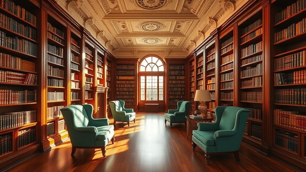 stylish parallel bookcase design