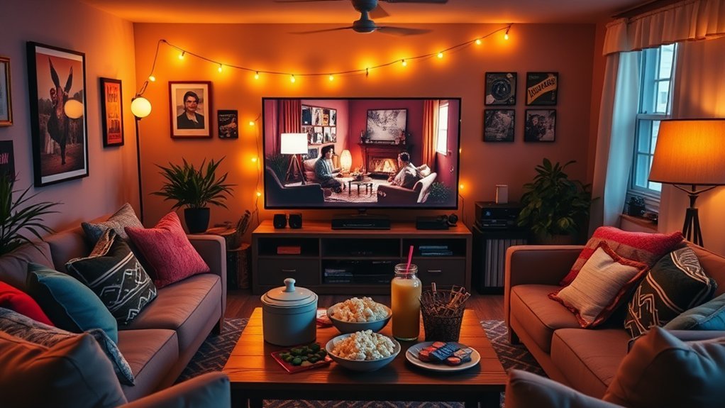 themed movie streaming party
