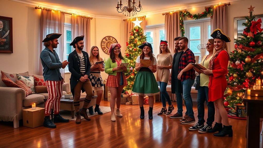 themed team building holiday games