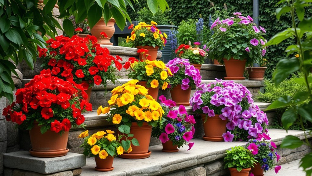 tiered garden display ideas